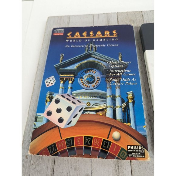 Caesars World of Gambling Interactive Compact Disc Phillips CD-i - Picture 2 of 6